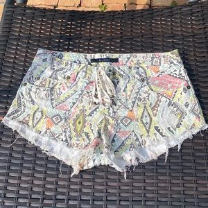 Patterned Billabong Tie Shorts